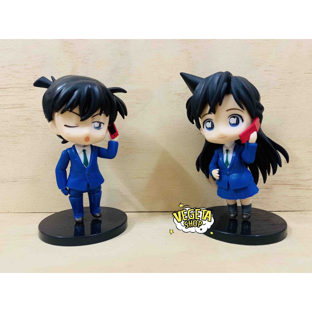 Mô hình Conan - Cặp đôi Shinichi Kudo &amp; Ran Mori - Cao 10cm - ShinichiKudo &amp; Ranmori - Nét đẹp rẻ dễ thương