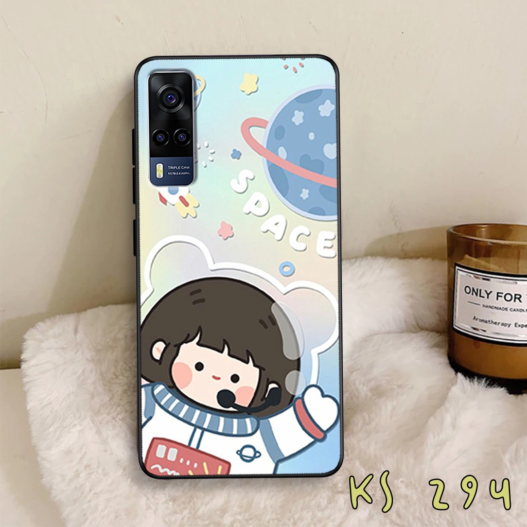 Ốp lưng Vivo Y72 5G - Y51 2020 - Y53s - Ốp lưng vivo in hình Ngân hà &amp; RoroJump siêu đẹp