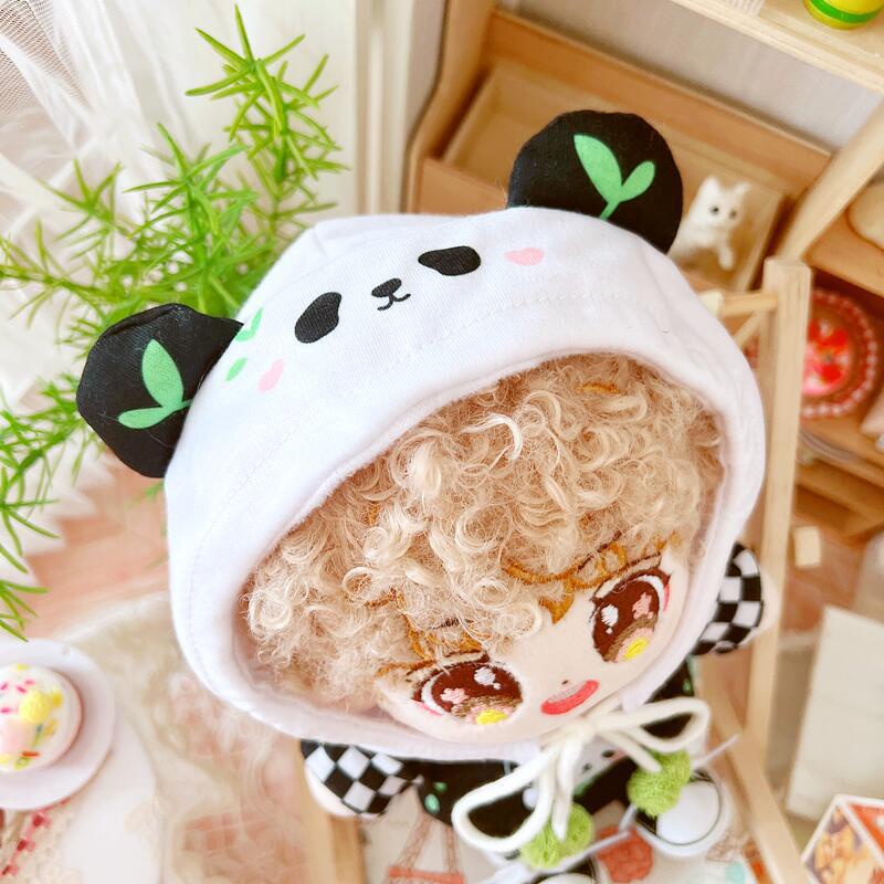 Bộ Trang Phục Quần Áo Hoodie In Hình Thỏ/Gấu Trúc/Mèo Hoạt Hình Dễ Thương 20cm Làm Quà Tặng Cho Búp Bê Xiao Zhan Yibo Ikun