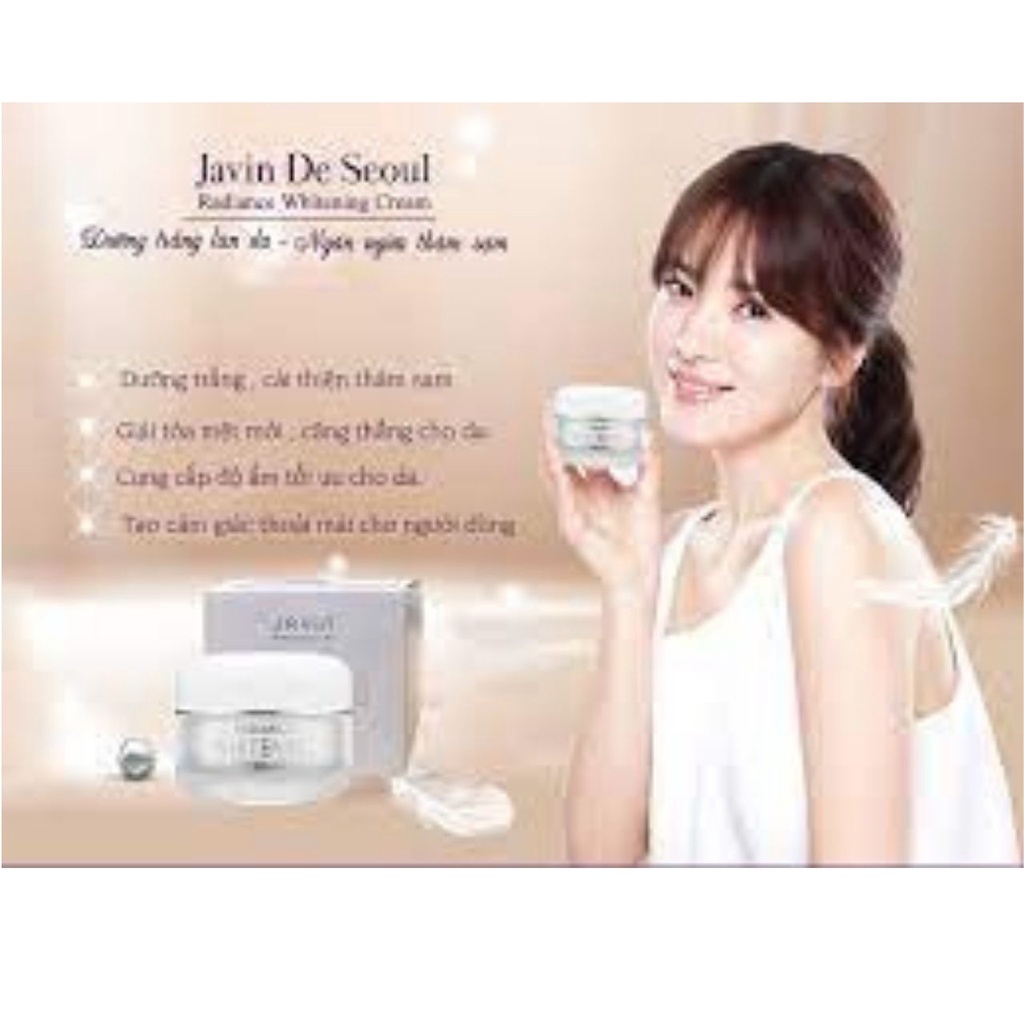 Kem Dưỡng Trắng Da Javin De Seoul Radiance Whitening Cream 50g/Hộp – [Chính Hãng Hàn Quốc]