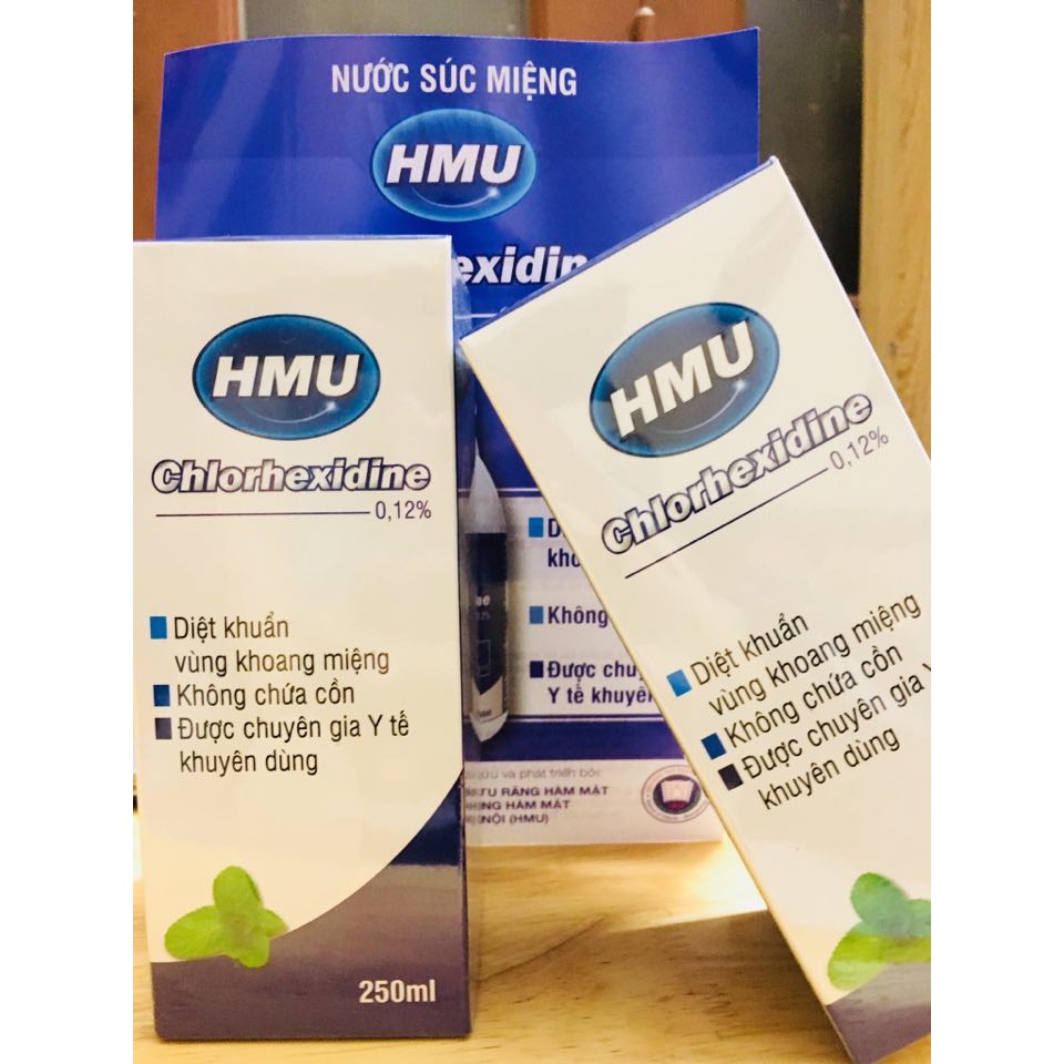 Nước súc miệng HMU có chứa Clohexidine