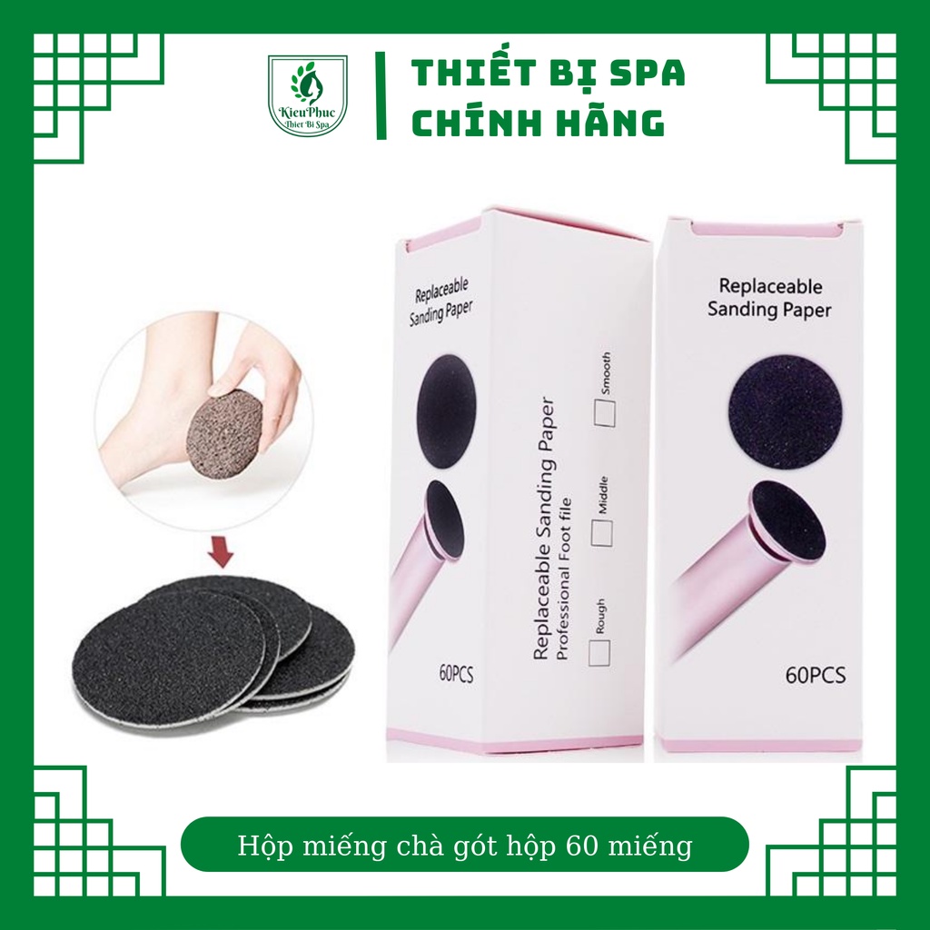 Hộp miếng chà gót hộp 60 miếng