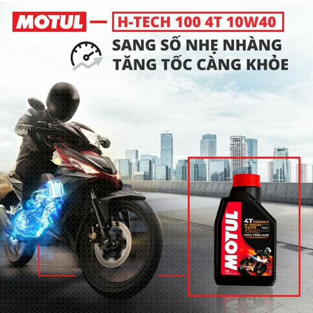 Nhớt motul h_tech 100 4t 10w40