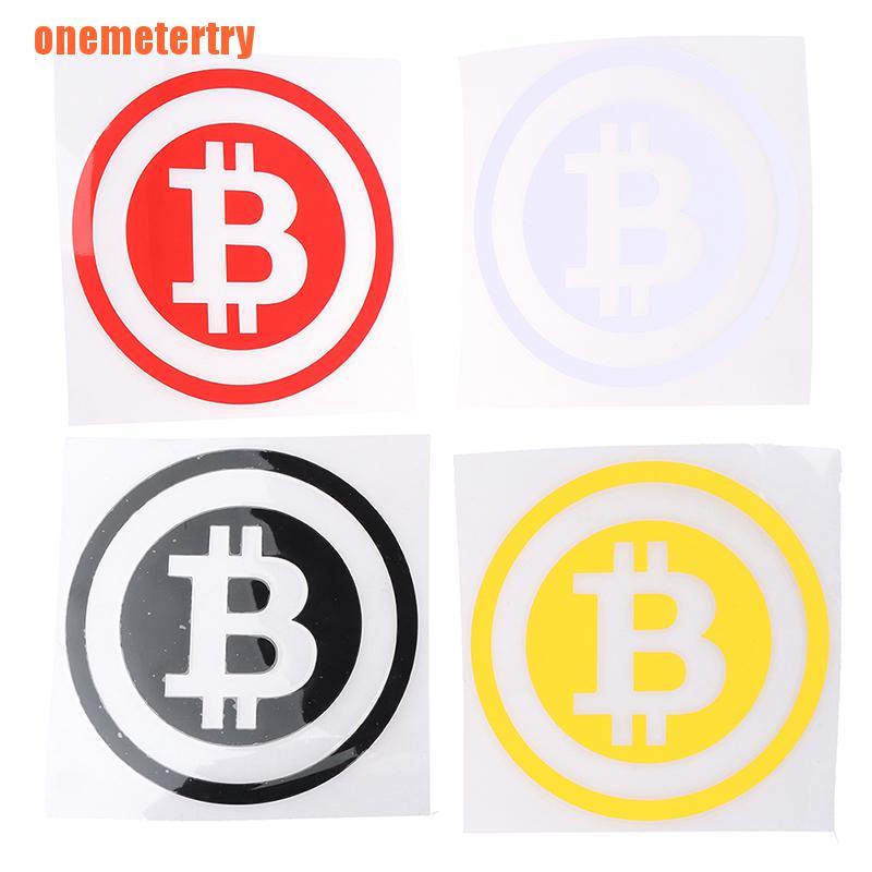 【TRY】Bitcoin Car Sticker Cryptocurrency Blockchain Sticker Vinyl Car Window De