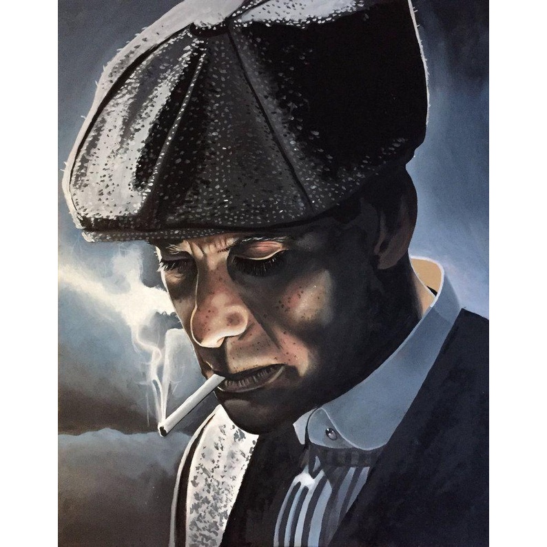 Tranh decal dán tường Thomas Shelby 20x30cm DECOR  - Tranh chủ đề Peaky Blinders - CÓ HỖ TRỢ IN THEO YÊU CẦU | BigBuy360 - bigbuy360.vn