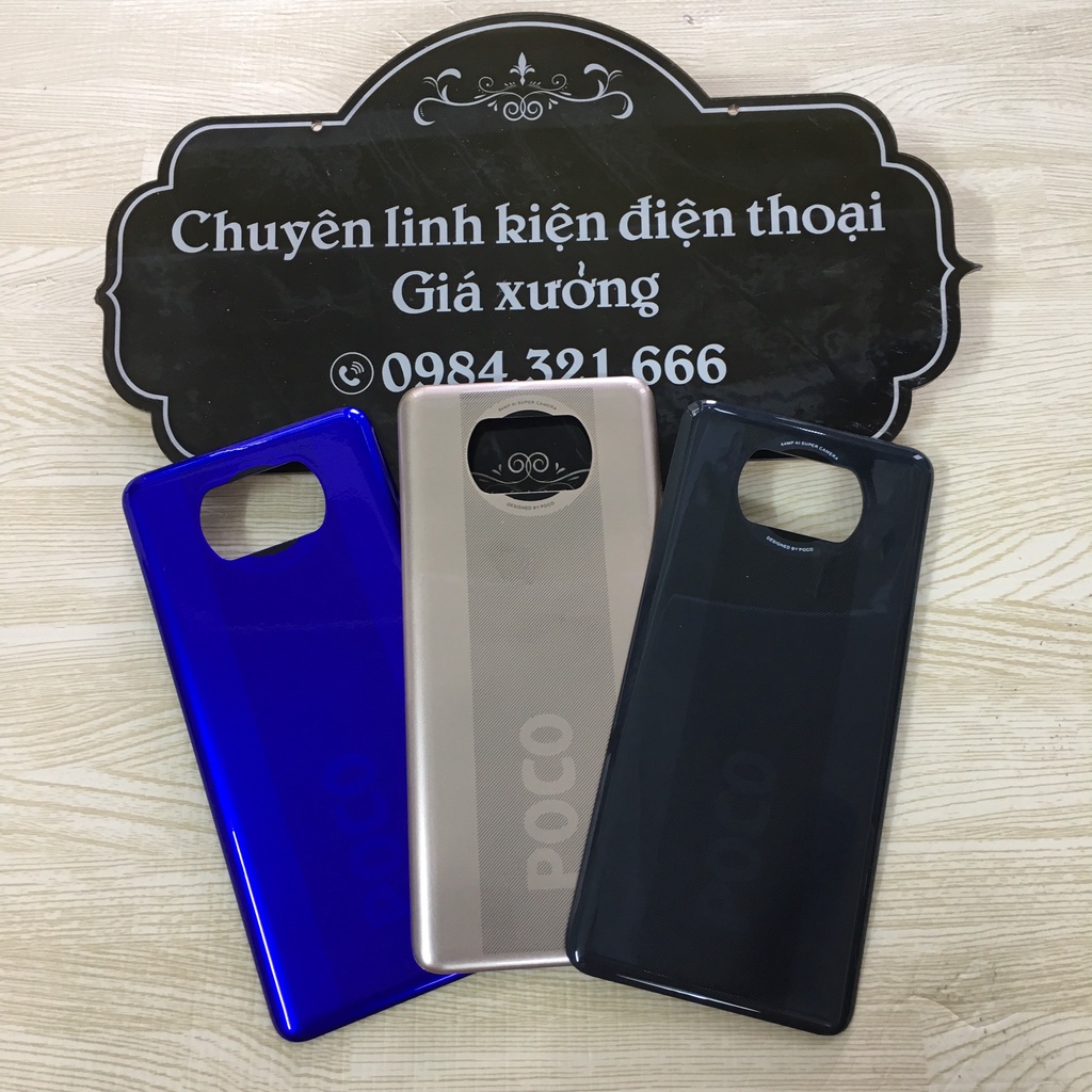 Nắp Lưng Xiaomi Poco X3 - nhập khẩu