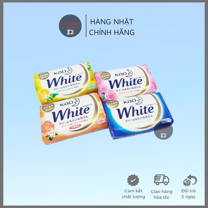 Xà bông tắm KAO nội địa Nhật Bản - 130gr xà phòng Kao các mùi hương