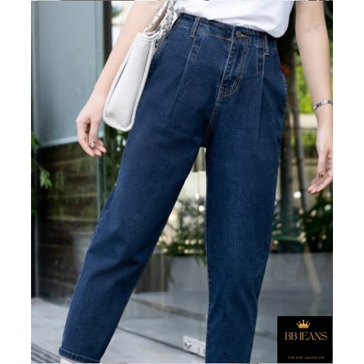Quần jean baggy nữ BB Jeans lưng cao co giãn tốt tôn dáng đẹp BB09 | BigBuy360 - bigbuy360.vn