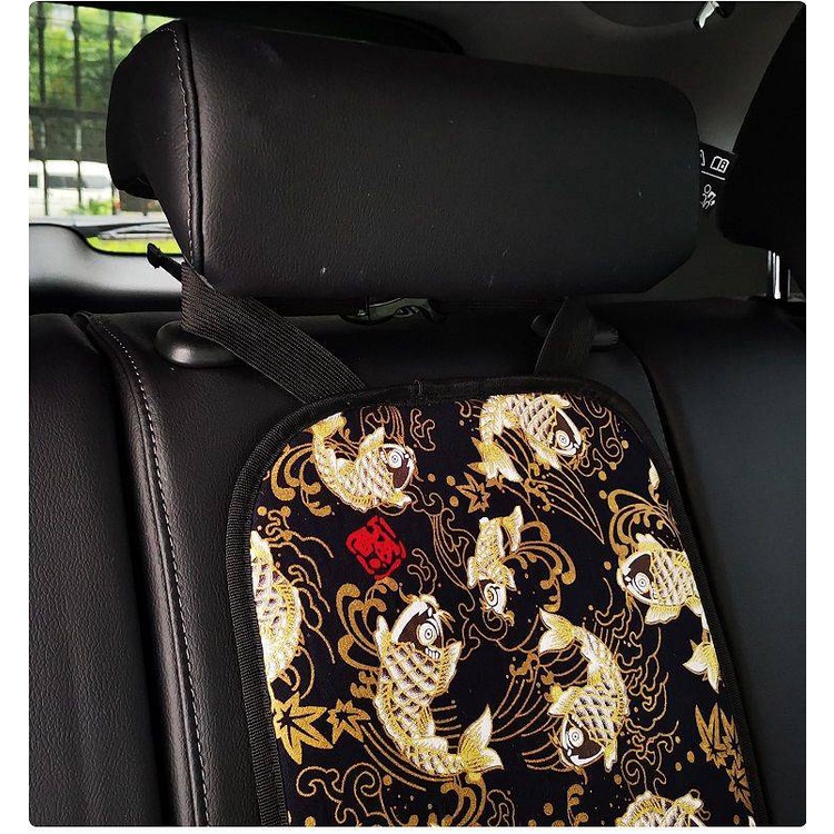 JDM Car Rear Central Back Cushion Japanese Style Personality Car Accessories Supplies Creative Cotton Linen Seat Cushion Car Decoration car accessories 9X7J