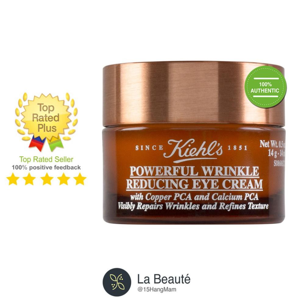 Kiehl's Powerful Wrinkle Reducing Eye Cream - Kem Dưỡng Mắt, Giảm Nếp Nhăn 14ml Date T7/2022 | BigBuy360 - bigbuy360.vn