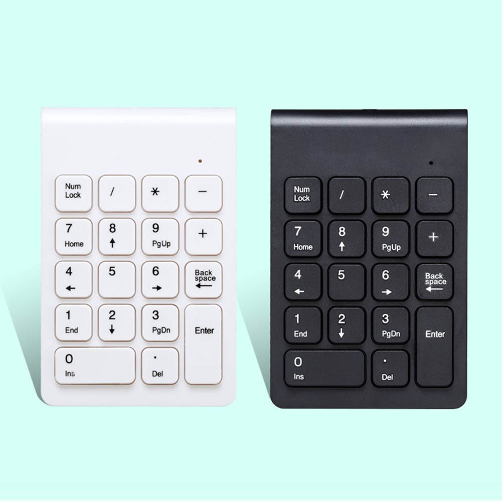 Bàn phím số mini 18 phím không dây kết nối USB cho máy tính