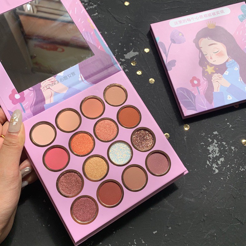 Bảng mắt 16 ô mix nhũ công chúa F218