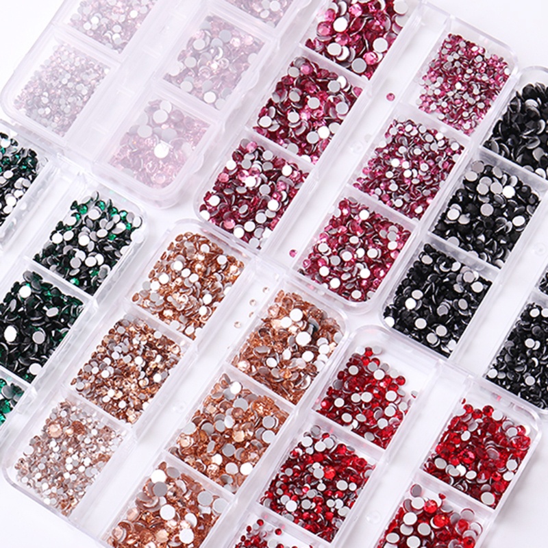 Set Đá Pha Lê Nhiều Màu Đính Móng Tay Nghệ Thuật