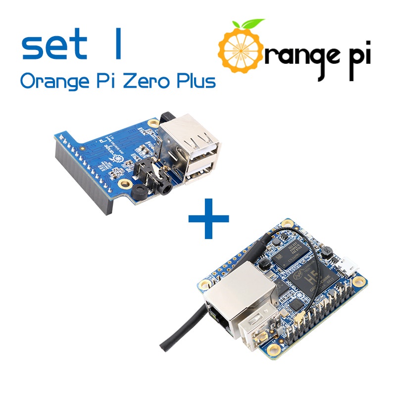 Orange Pi Zero Plus+Expansion Board, H5 Chip Quad-Core, Run Android 5.1, Ubuntu, Debian Image
