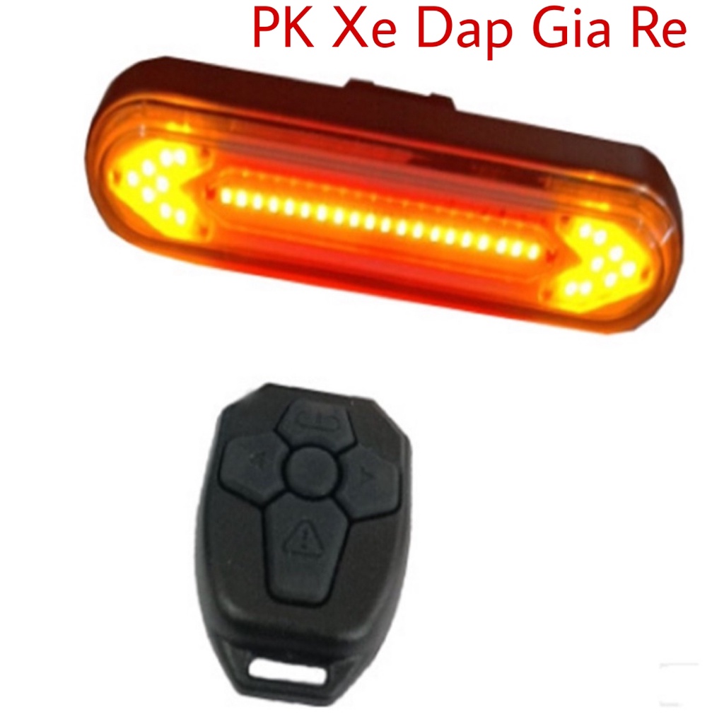 Đèn sau xi nhan xe đạp có điều khiển MACHFALLY, Đèn xi nhan xe đạp - PK Xe Dap Gia Re