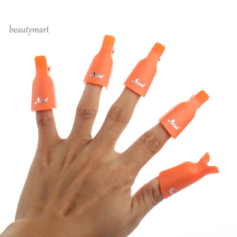 [Hàng mới về] 10 Kẹp bọc nhúng tẩy sơn móng tay