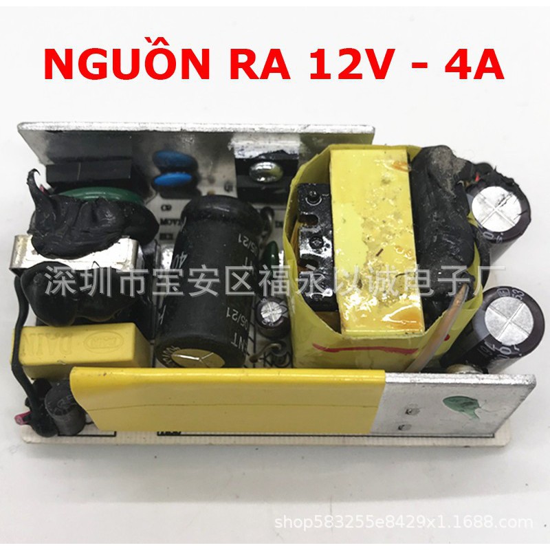 Mạch nguồn 12V - Mạch sạc Pin 12V - Mạch sạc Bình 12V cho loa kéo nguồn ra 12VDC - 4A