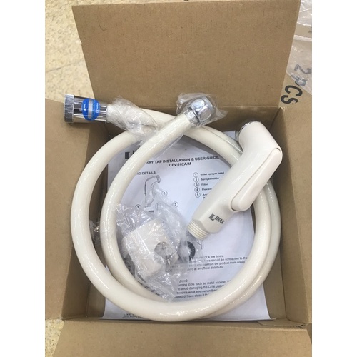 Vòi Xịt vệ sinh bồn cầu, Toilet Inax CFV-102A  chất liệu nhựa lõi van đồng. Bảo hành chính hãng 2 năm