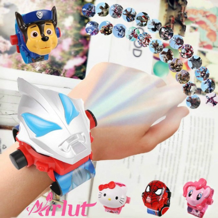 Đồng hồ điện tử chiếu hình 3D cho bé- Đồng hồ chiếu 24 hình ảnh của nhân vật hoạt hình | BigBuy360 - bigbuy360.vn