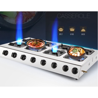 Bếp gas nấu mỳ cay, bánh xèo 8 cửa - 8 họng (hàng loại 1)