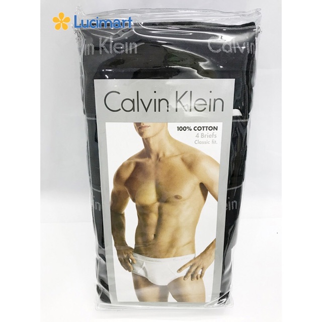 Set 4 quần lót nam Calvin Klein [Hàng Mỹ]