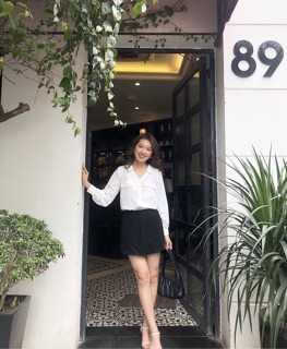 Áo sơ mi cổ V ( giá đã sale)