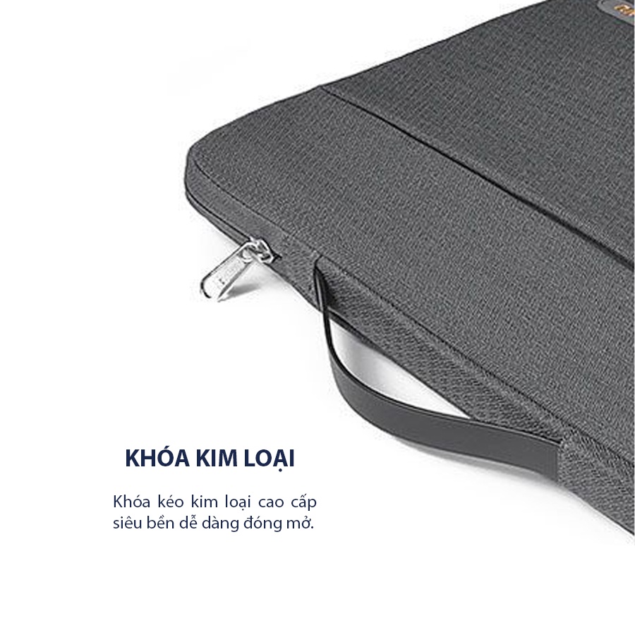 Túi chống sốc macbook laptop cao cấp Wiwu Pilot Sleeve