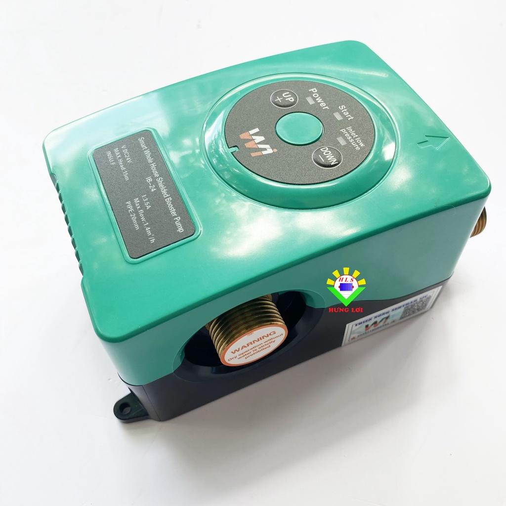 Máy bơm tăng áp mini 24v Winde IB-24 70w đẩy nước lạnh lên máy nước nóng Năng Lượng Mặt Trời