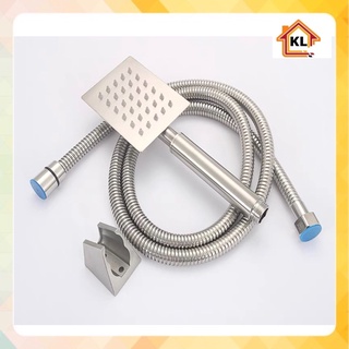 Tay Sen Tắm Vòi hoa sen INOX Mờ 304 Chuẩn cao cấp TS 24 và dây sen inox và cài sen