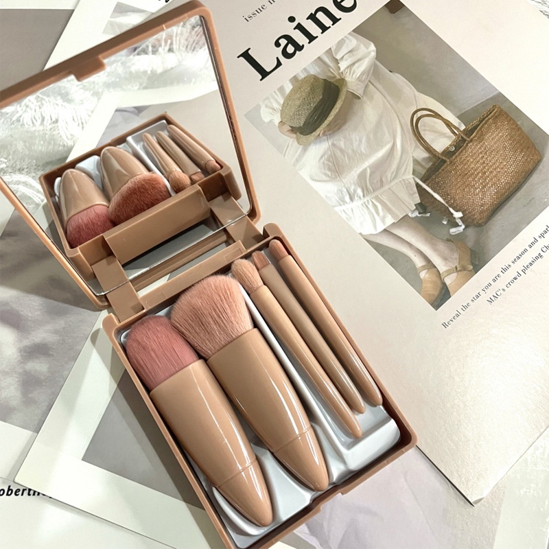 Bộ 5 Cọ Trang Điểm Mini Lông Mềm