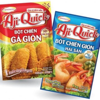 Bột chiên gà  Aji Quick, Chiên Hải Sản, Chiên Tài Ký... 