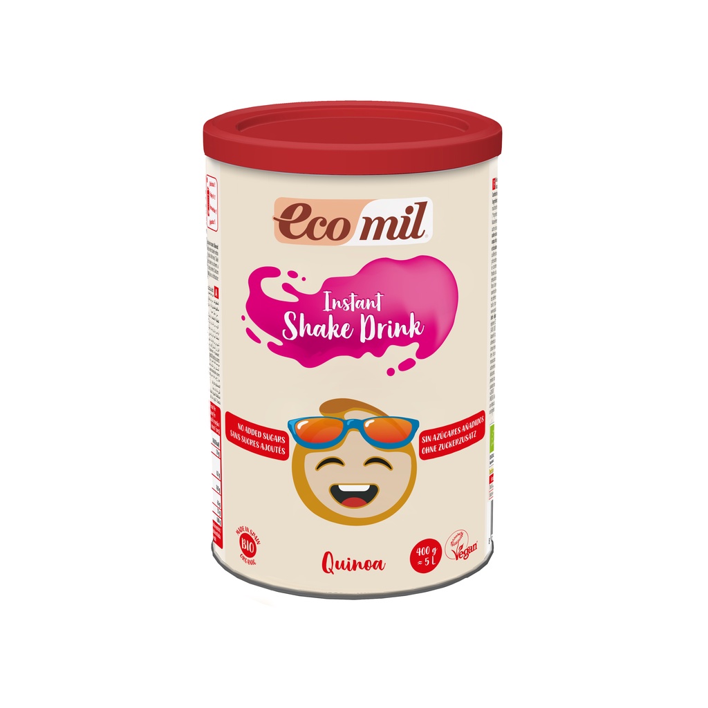 Sữa Bột Quinoa Không Thêm Đường Hữu Cơ Ecomil (400g) - Lốc 3 Hộp