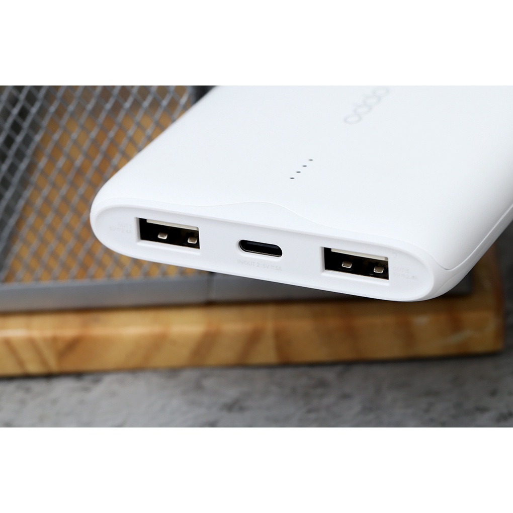 Pin sạc dự phòng OPPO PBT02 10.000 mAh Type C/2 cổng USB 1 cổng Type C - Chính hãng BH 12 tháng