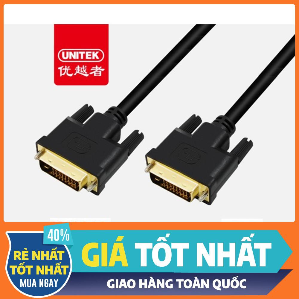 Cáp DVI 24+1 Unitek Y-C208 dài 1.5m chính hãng