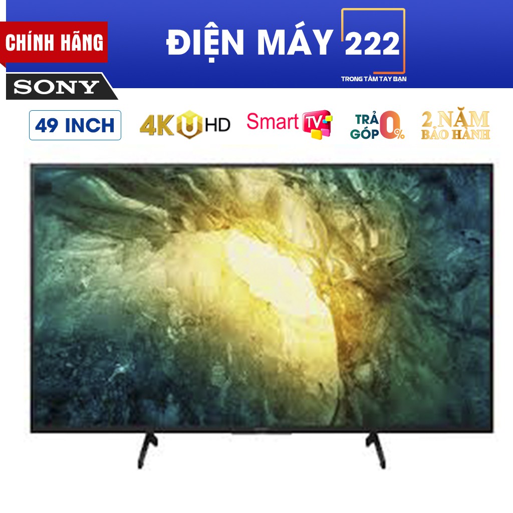 [Free ship HN] Smart Tivi Sony 49 inch Full HD KDL-49W800G Android 8.0