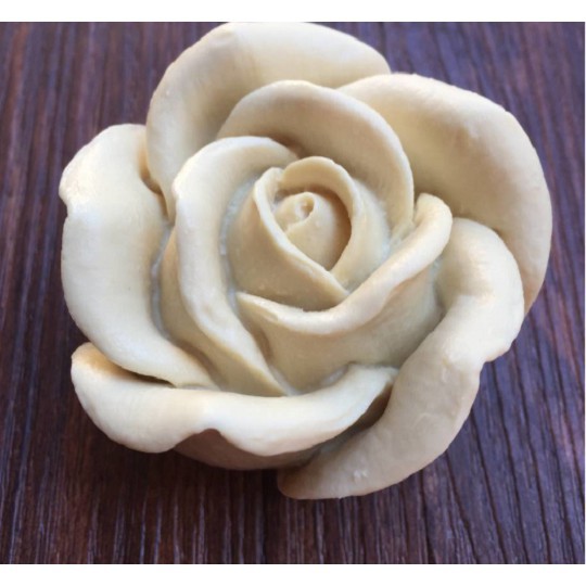 Khuôn silicon làm rau câu làm bánh 4d mẫu hoa hồng xòe MS2091