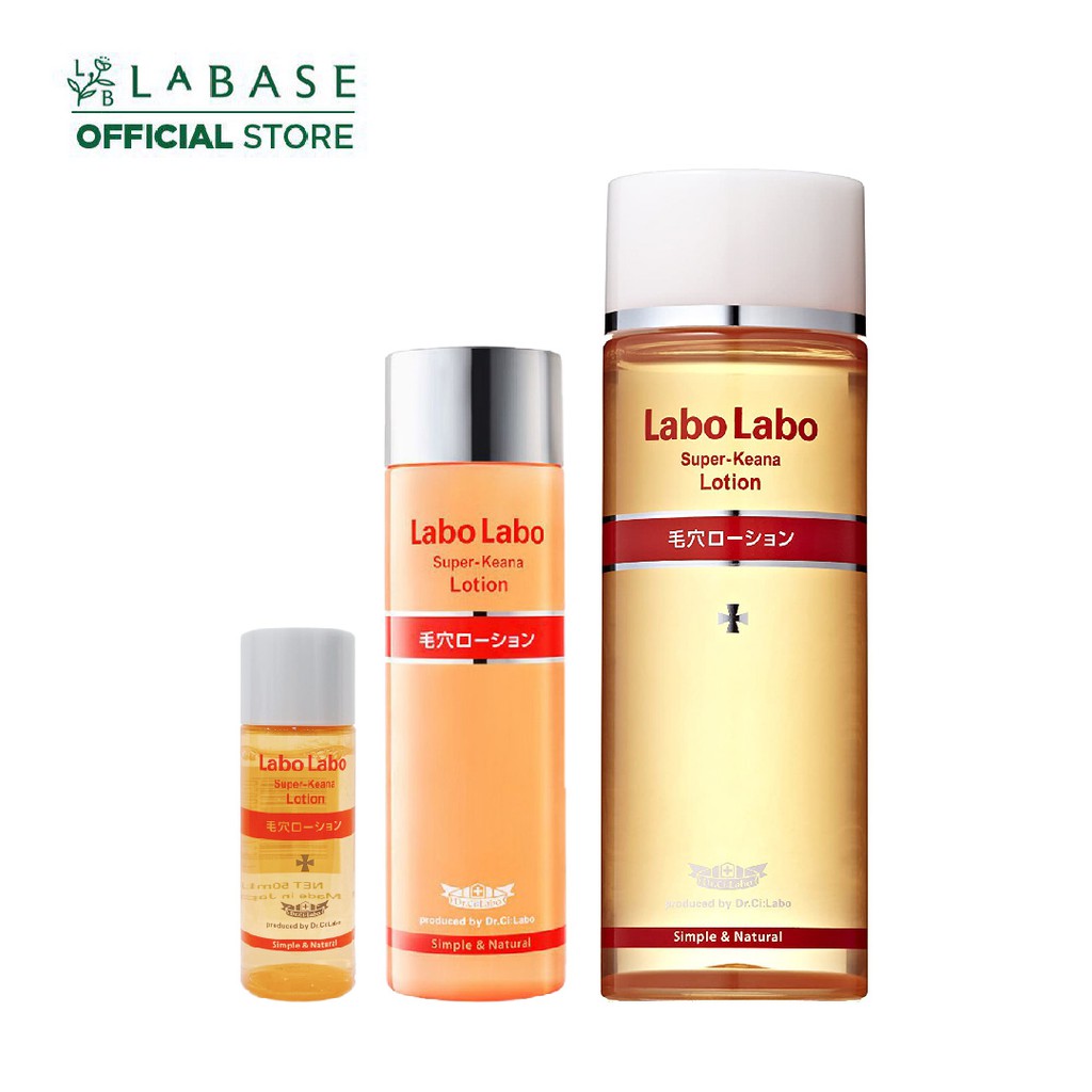 Nước Hoa Hồng se khít lỗ chân lông Dr.Ci Labo Labo Toner Super-Keana Lotion Nhật Bản 50ml - 100ml - 200ml Date 2023