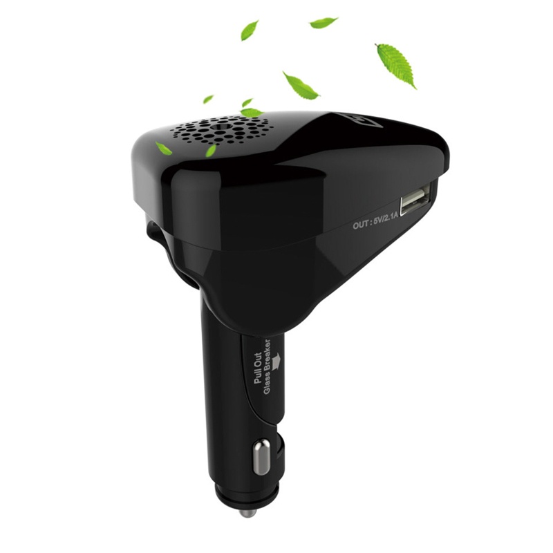 Máy Phun Sương Tạo Độ Ẩm Không Khí Hai Cổng USB Cho Xe Hơi