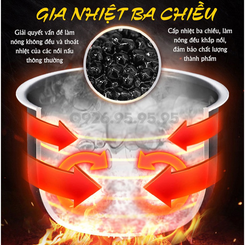 Nồi nấu trân châu tự động 5L - Thiết bị nhà bếp - Thiết bị máy móc pha chế