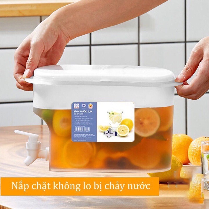 Bình Nước 3,5L Việt Nhật - Bình Nước 6785 Có Vòi