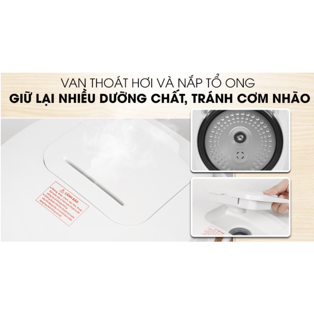 Nồi cơm điện tử Toshiba 1.8 lít RC-18DH2PV(W) hàng chính hãng,mới 100%