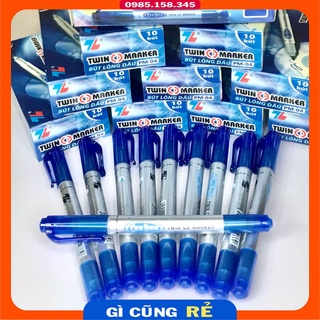 Bút Marker lông dầu Thiên Long PM04 2 đầu