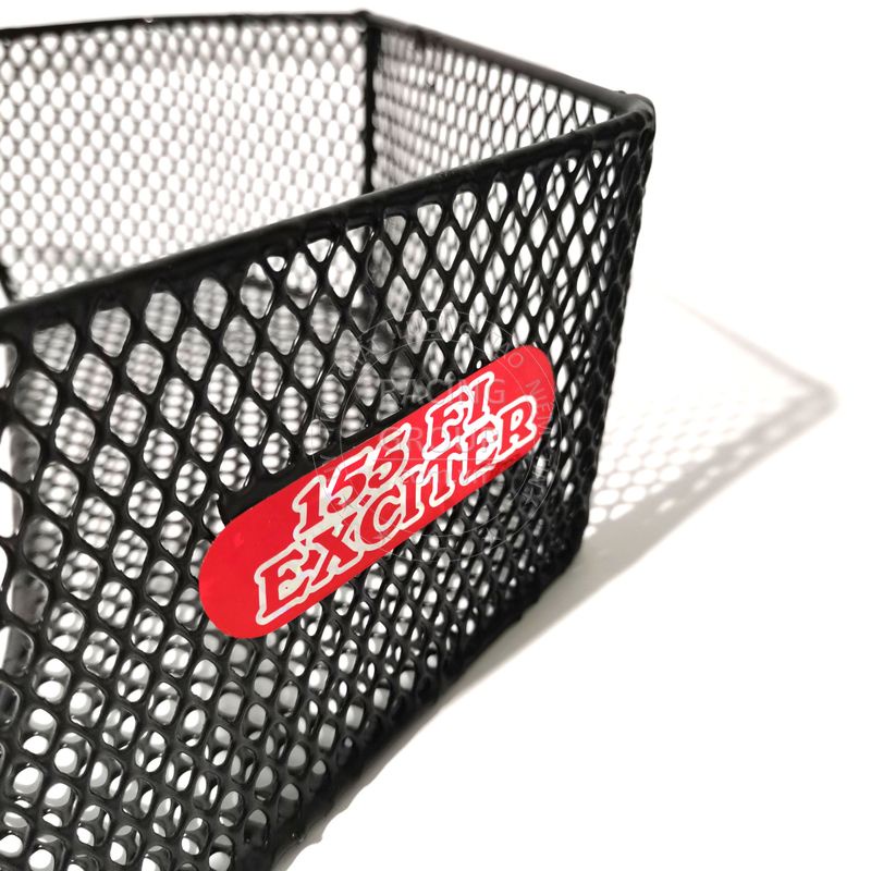 Rổ hông Exciter 155, Ex 155 VVA  đựng đồ tiện lợi, giỏ hông xe máy thép nhúng nhựa chắc chắn
