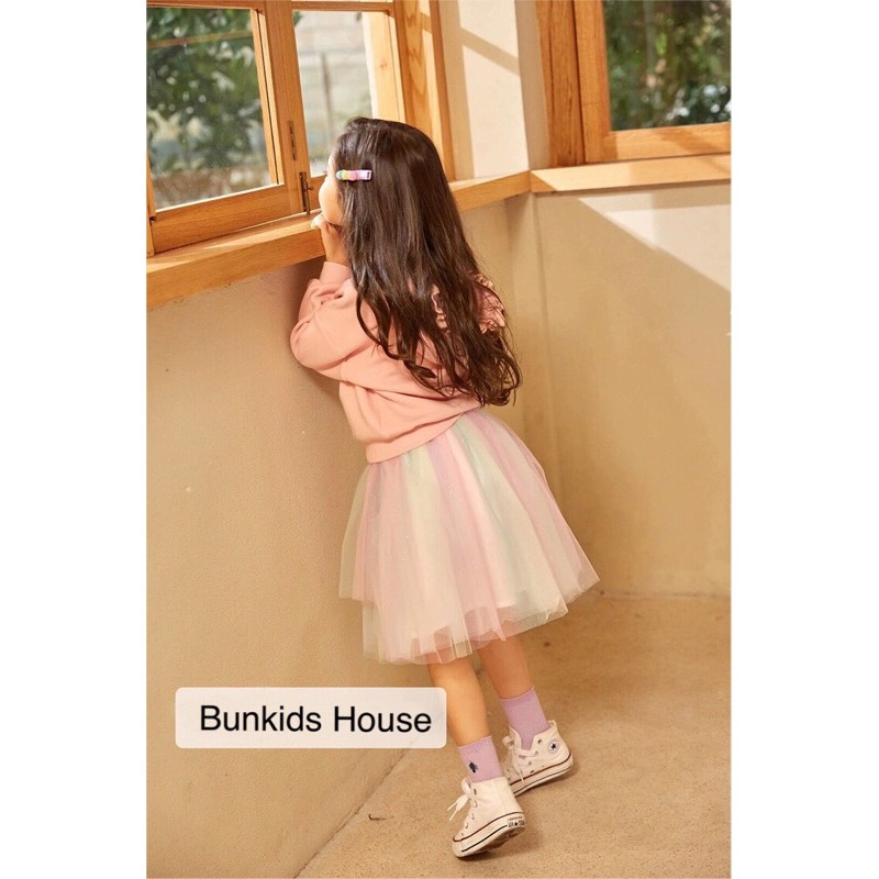 Set váy đầm kỳ lân công chúa cho bé gái - kèm ảnh thật