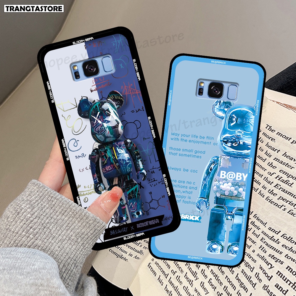 Ốp lưng Samsung S8 / S8 Plus / S8+ in hình gấu Bearbrick,Mountain,xanh,đen,đỏ giá rẻ