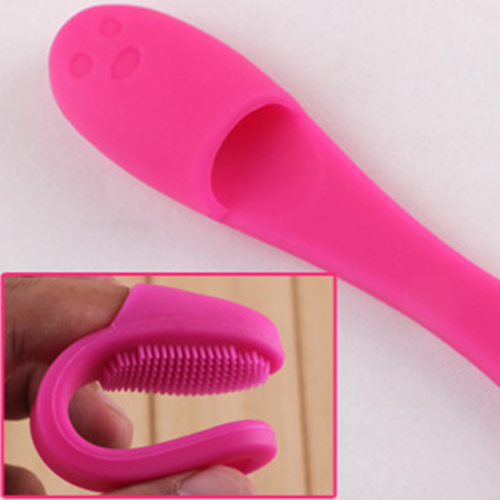 [Hàng mới về] 2 Bàn chải silicon mềm rửa mặt loại bỏ mụn đầu đen hiệu quả