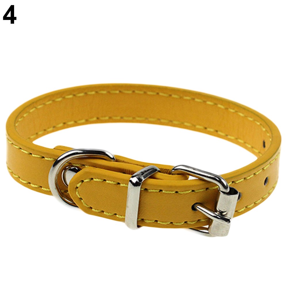 Vòng Cổ Giả Da Dễ Thương Cho Thú Cưng