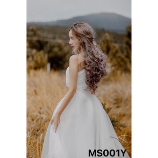 đầm maxi lệch vai bèo