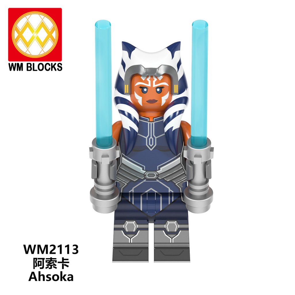 Minifigure Mẫu Nhân Vật Ahsoka Trong Star Wars Mẫu Mới Nhất WM2113 WM2114