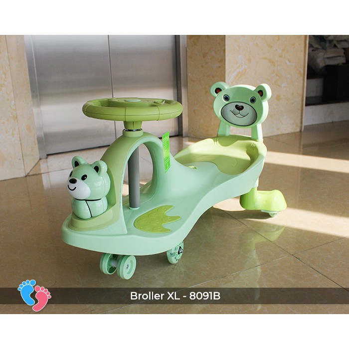 Xe lắc trẻ em Broller BABY PLAZA XL-8091B (có tựa lưng)